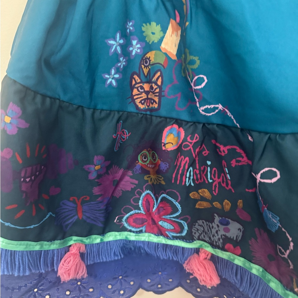 NWT Size 4T Toddler Disney Encanto Disney Costume Dress Up Play Dress - Picture 3 of 5
